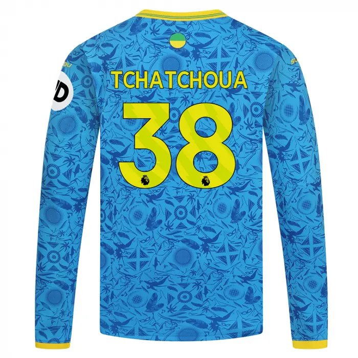 Wolves Kits Shop | Official 2025-26 Wolves Third Shirt – Junior – LS TCHATCHOUA 38 Wolverhampton Wanderers Apparel